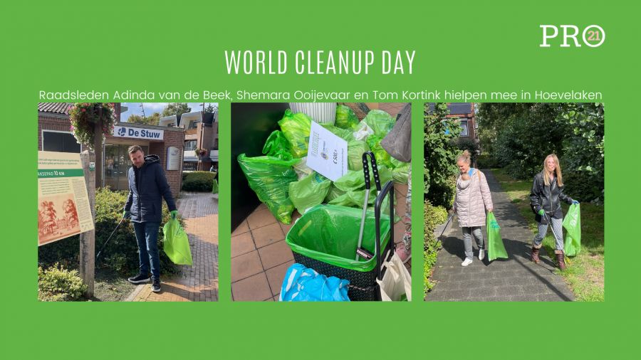 Vandaag is het World Cleanup Day